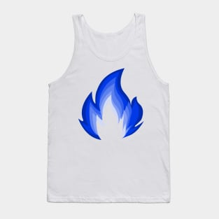 Blue flame Tank Top